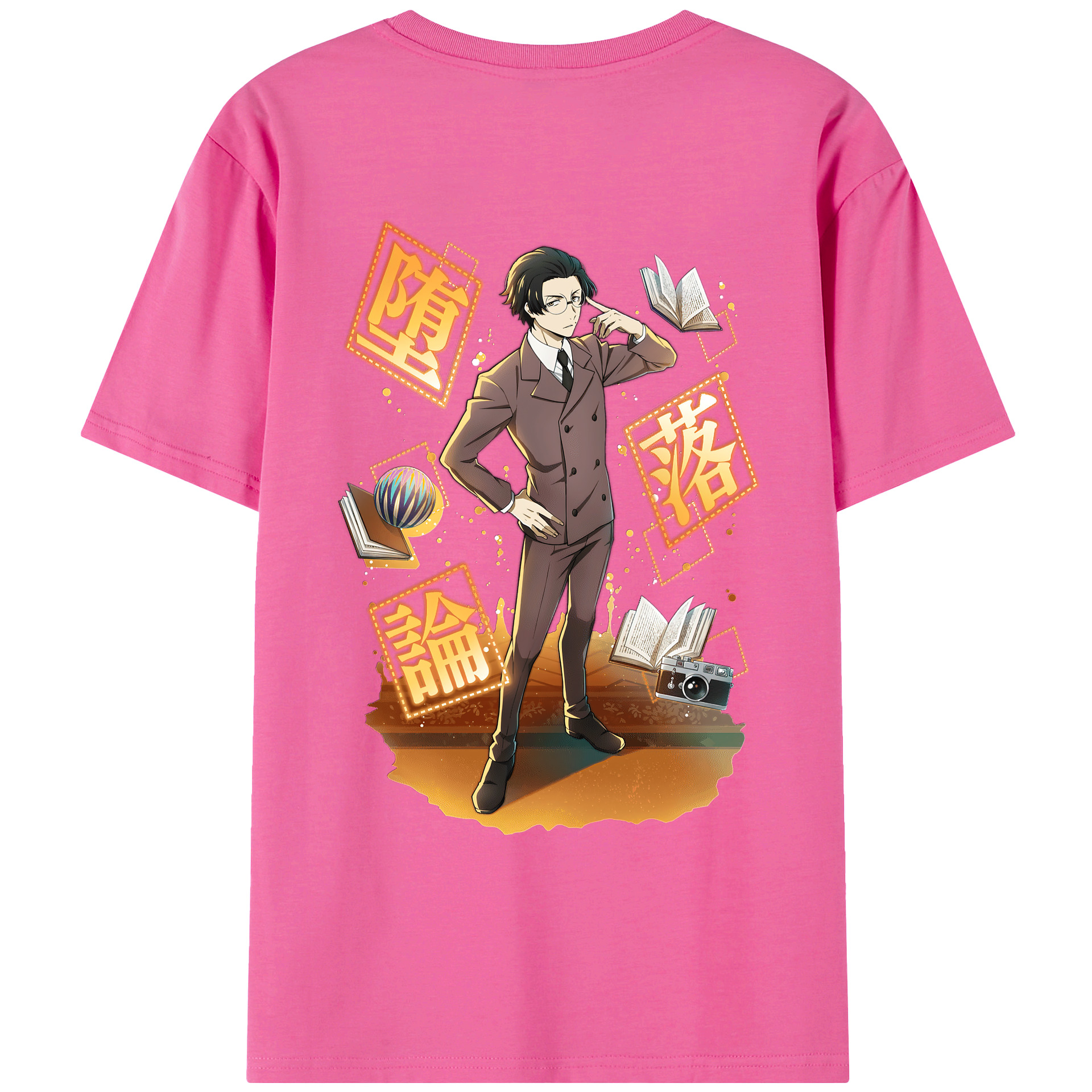 （画像用） 文豪ストレイドッグス Bungo Stray Dogs レディース半袖Tシャツ(バックプリント)